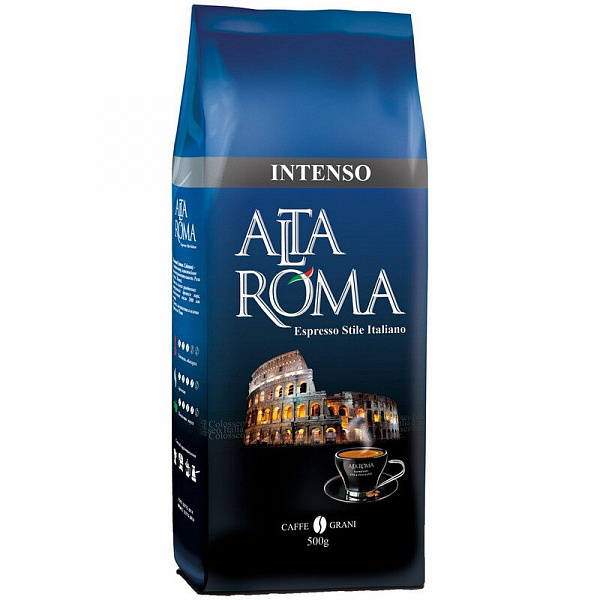 Кофе в зернах Alta Roma Intenso 1 кг фото в онлайн-магазине Kofe-Da.ru