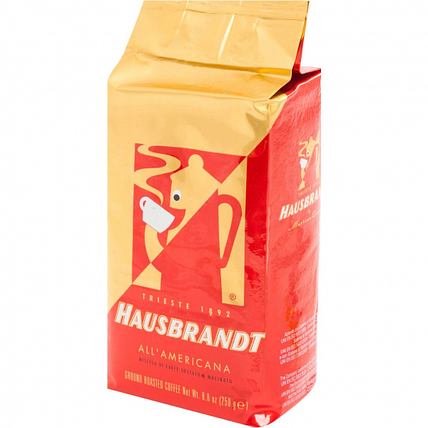 Кофе молотый Hausbrandt Americano (Хаусбрандт Американо) 250 г фото в онлайн-магазине Kofe-Da.ru