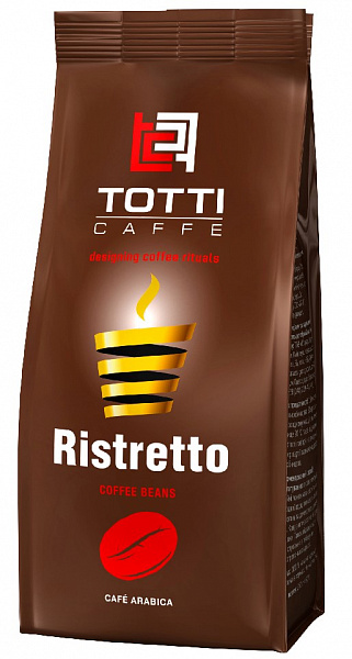 Кофе в зернах Totti Ristretto 250 г фото в онлайн-магазине Kofe-Da.ru