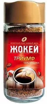 Jockey Триумф, 95 г, стеклянная банка фото в онлайн-магазине Kofe-Da.ru
