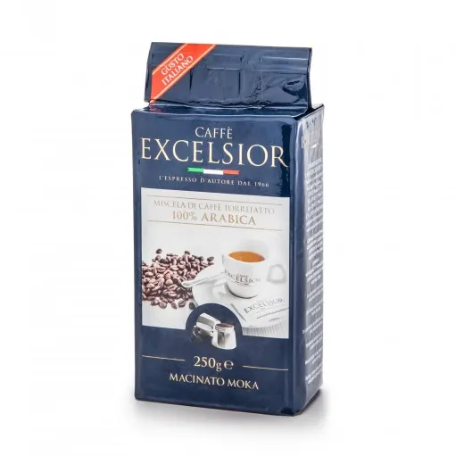 Кофе молотый CAFFE Excelsior MOKA 250г фото в онлайн-магазине Kofe-Da.ru
