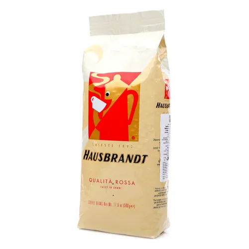 Кофе в зёрнах Hausbrandt Rossa (Хаусбрандт Росса) 500г фото в онлайн-магазине Kofe-Da.ru