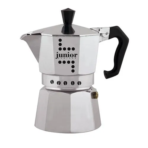 Гейзерная кофеварка Bialetti Junior 6 порции 240 мл. фото в онлайн-магазине Kofe-Da.ru