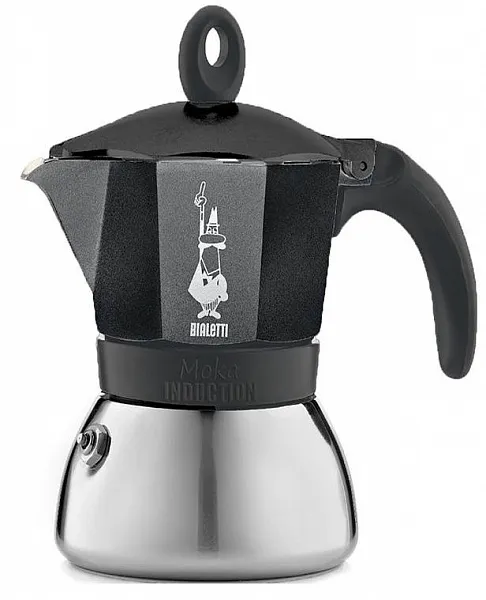 Bialetti Moka Induction Black 6 240 Kofe Da.ru